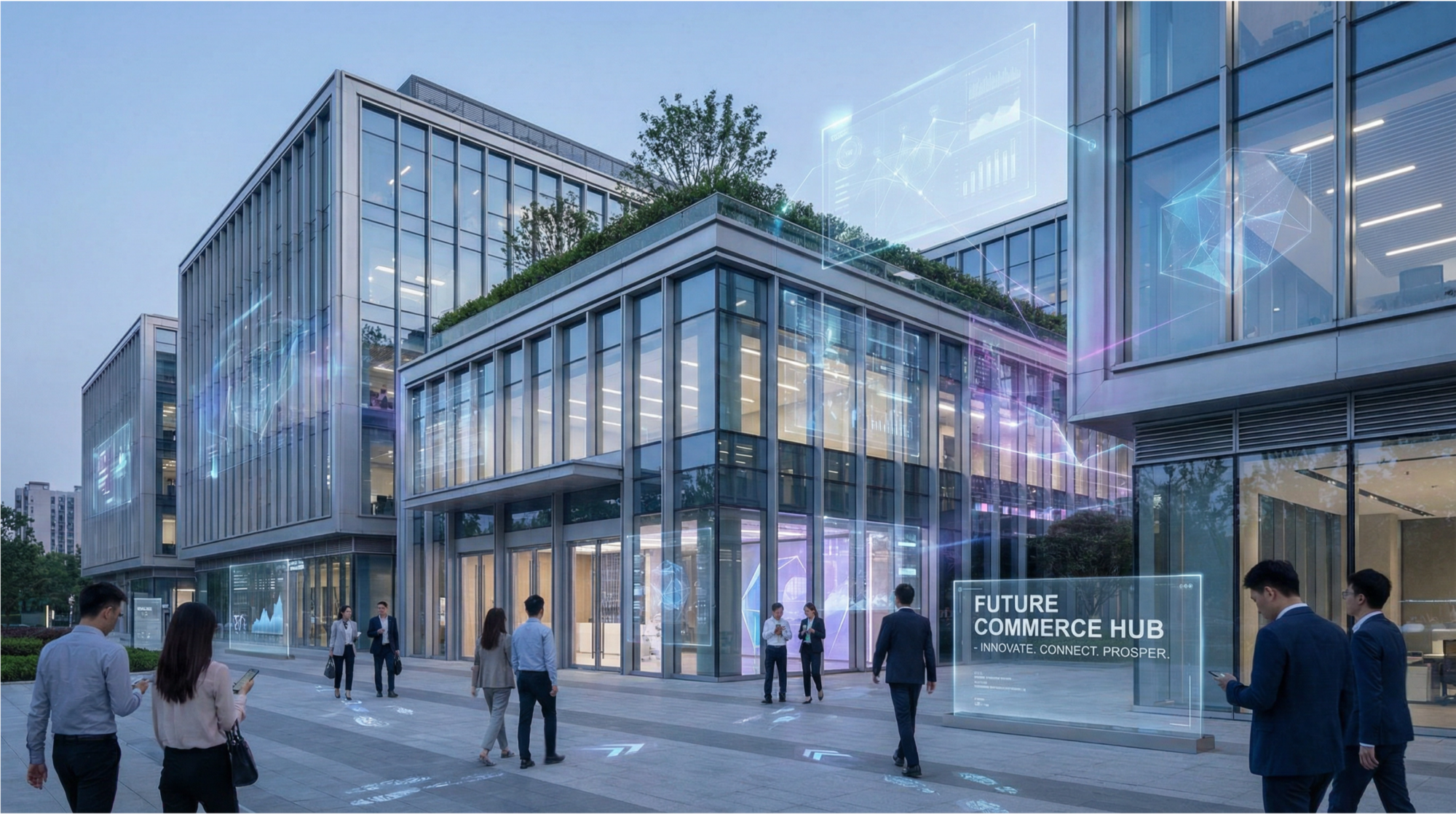glass building